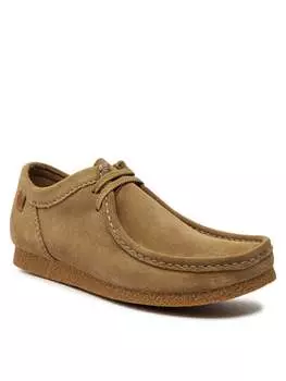 Полуботинки Clarks, коричневый