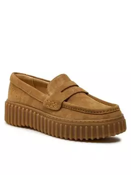 Полуботинки Clarks, коричневый