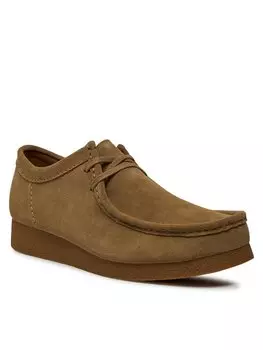 Полуботинки Clarks, коричневый