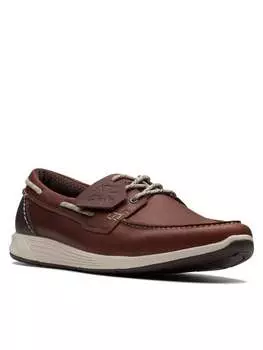 Полуботинки Clarks, коричневый
