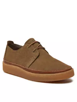 Полуботинки Clarks, коричневый