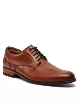 Полуботинки Clarks, коричневый