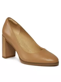 Полуботинки Clarks, коричневый