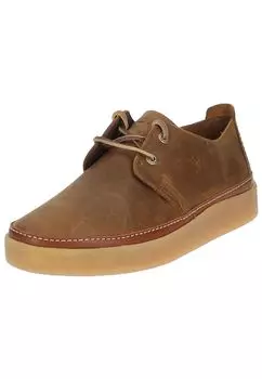 Полуботинки Clarks, коричневый