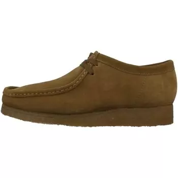 Полуботинки Clarks Wallabee, коричневый