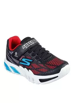 Полуботинки для мальчика чёрно-красно-синего 400137L BKRB FLEX-GLOW ELITE - VORL Skechers, синий