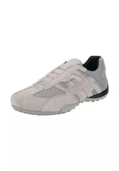 Полуботинки из замши/сетки GEOX, цвет Beige/grau