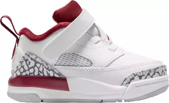 Полуботинки Jordan Toddler Spizike, белый/красный/серый