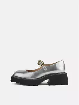 Полуботинки L37, серебряный