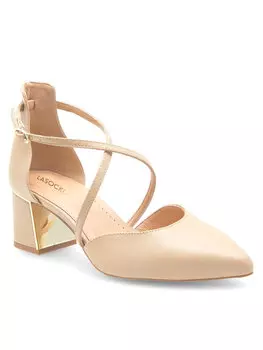 Полуботинки Lasocki, бежевый