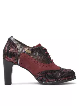 Полуботинки Laura Vita, темно-красный