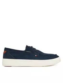 Полуботинки Modern Light Hybrid Suede Boat S FM0FM05352 Tommy Hilfiger, синий