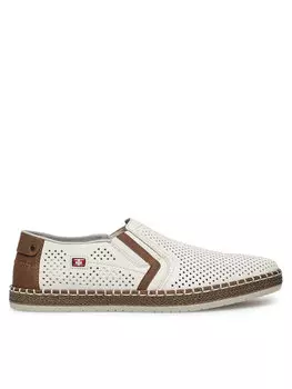 Полуботинки Rieker, белый