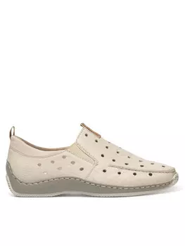 Полуботинки Rieker, бежевый