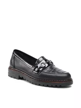 Полуботинки Rieker, черный