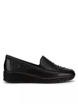 Полуботинки Rieker, черный