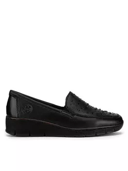 Полуботинки Rieker, черный