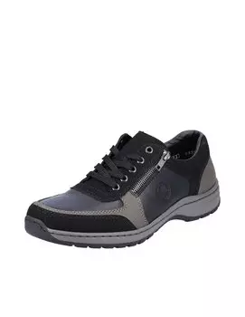 Полуботинки rieker HWK Herren, цвет schwarz/graphit/schwarz