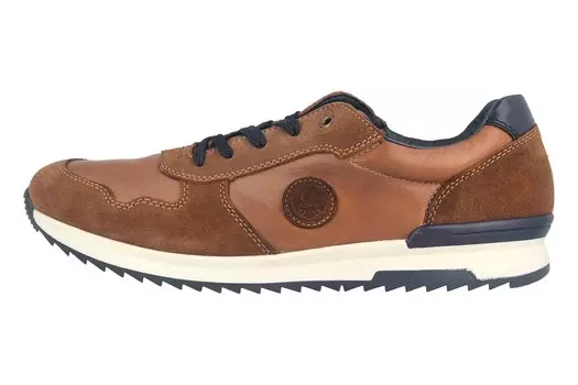 Полуботинки rieker, коричневый