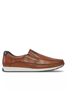 Полуботинки Rieker, коричневый