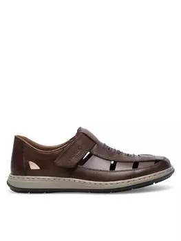 Полуботинки Rieker, коричневый