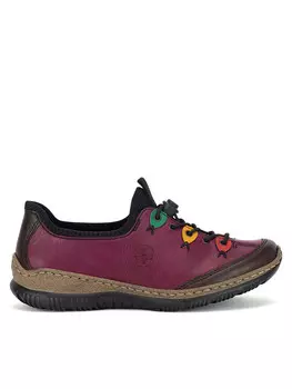 Полуботинки Rieker, розовый