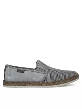 Полуботинки Rieker, серый