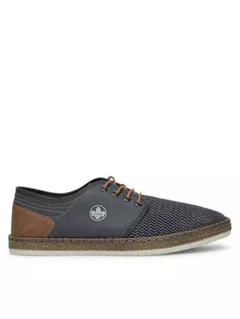 Полуботинки Rieker, серый