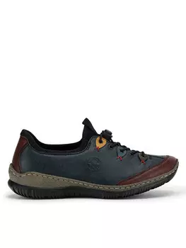 Полуботинки Rieker, синий