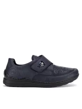 Полуботинки Rieker, синий