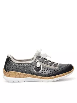 Полуботинки Rieker, темно-синий