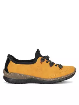 Полуботинки Rieker, желтый