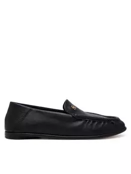 Полуботинки Soft Leather Squared Toe Loafer FW0FW08412 Tommy Hilfiger, черный