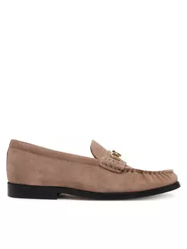 Полуботинки Soft Suede Horsebit Loafer FW0FW08649 Tommy Hilfiger, бежевый