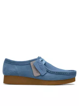 Полуботинки Wallabeeevosh 26181476 Clarks, синий