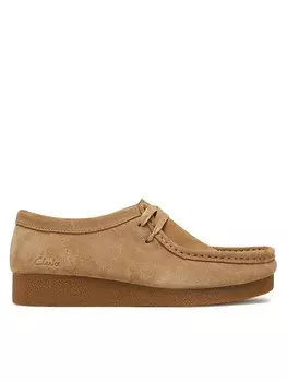Полуботинки WallabeeEvoSh Clarks, бежевый