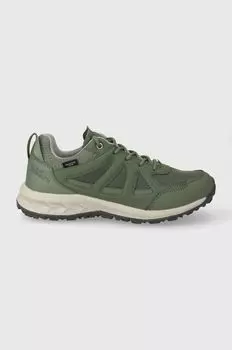 Полуботинки Woodland 2 Texapore Jack Wolfskin, зеленый