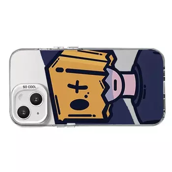 Полюбуйтесь чехлом для телефона с медвежонком Surprise Bear, IMD-Antique White-Carton Man