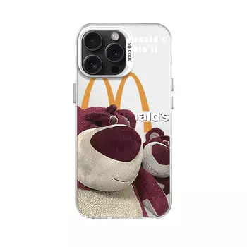 Полюбуйтесь чехлом для телефона с медвежонком Surprise Bear, IMD-Charm Purple-Two Bears 1