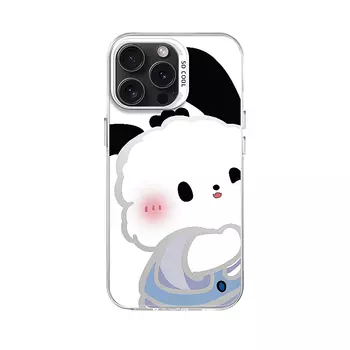 Полюбуйтесь чехлом для телефона с медвежонком Surprise Bear, IMD-Charm Purple-Cartoon Sticky Face Puppy 11