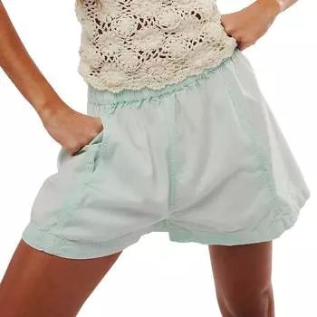 Шорты без застежки Free People, mineral sea