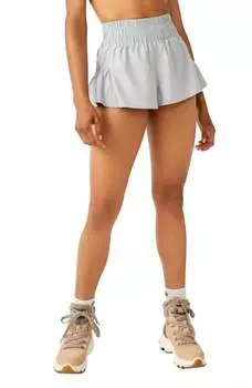 Получите свой флирт на шорты в арктическом тумане Free People, цвет arctic mist