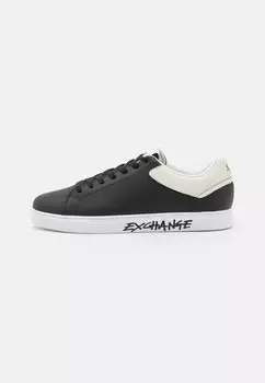 Полукеды Armani Exchange, черный/белый