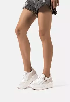 Полукеды Queen Helena, бело-бежевые