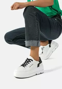 Полукеды Queen Helena, белый черный