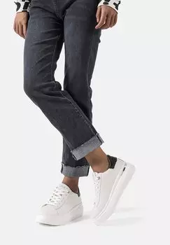 Полукеды Queen Helena, белый черный