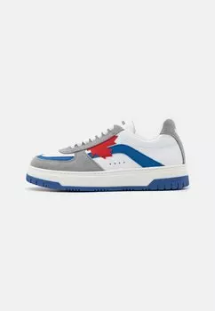 Полукеды Unisex Dsquared2, цвет white/grey/blue/red