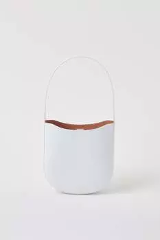 ПОЛУКРУГЛАЯ СУМКА M CLOSED, белый