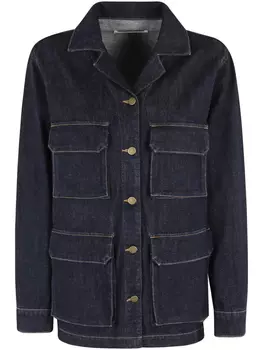 Полукутюрная джинсовая куртка Semicouture, синий