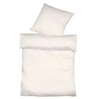 Полульняное постельное белье Fleuresse Прованс 135х200 см + 80х80 см кремовый